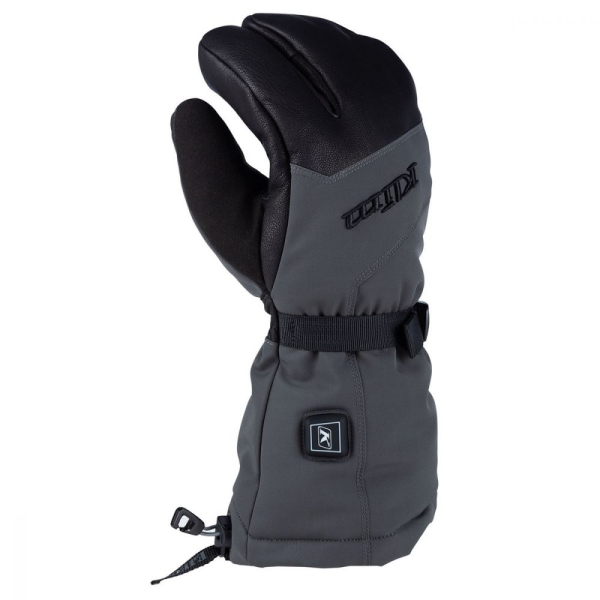 Klim Tundra HTD Gauntlet motoros kesztyű – Fekete – Asfalt szigetelt, fűthető – Asfalt XS, 3, nordicamoto.ro