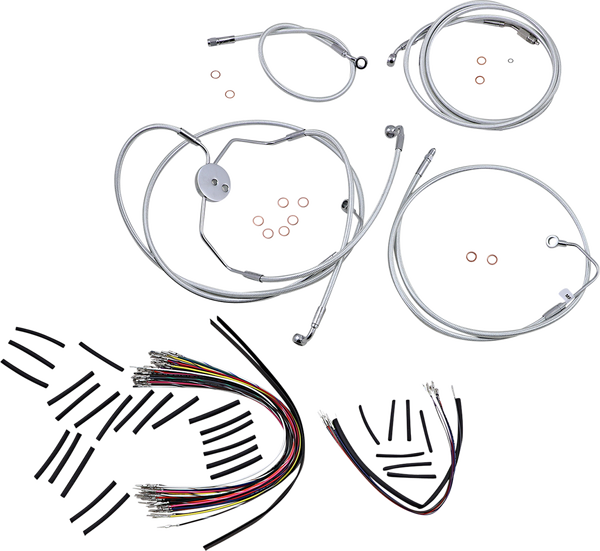 Sterling Chromite Ii® Designer Handlebar Installation Kit Silver, 2, nordicamoto.ro