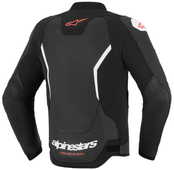 Alpinestars GP Force Airflow V2 bőrdzseki, fekete/fehér, 48-as méret, 2, nordicamoto.ro