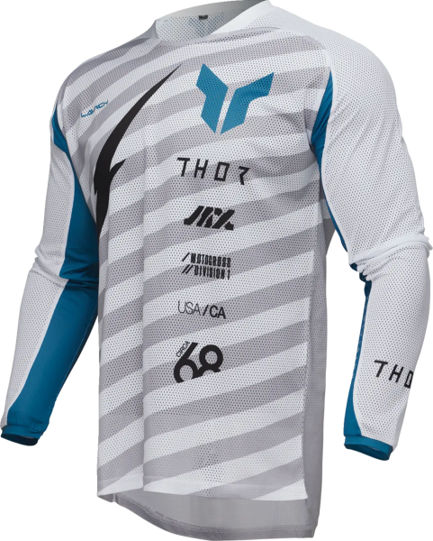 Tricou Enduro Thor Launchmode Vented Raid Gray L, 1, nordicamoto.ro
