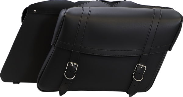 Highwayman Slant-style Saddlebags Black Jumbo, 1, nordicamoto.ro