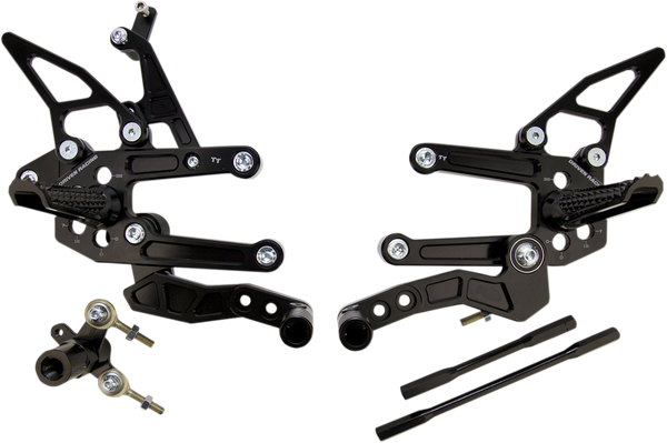 Tt Rearsets Black, 1, nordicamoto.ro