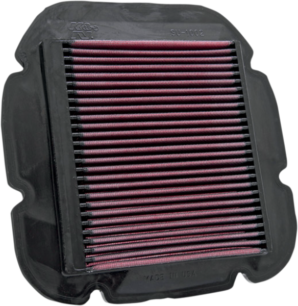 High-flow Air Filter Black, Red, 1, nordicamoto.ro