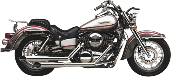 Classic Deluxe Exhaust System Chrome, 1, nordicamoto.ro