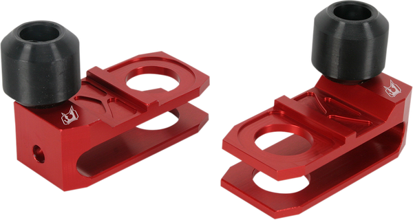 Axle Block Sliders Red, 1, nordicamoto.ro