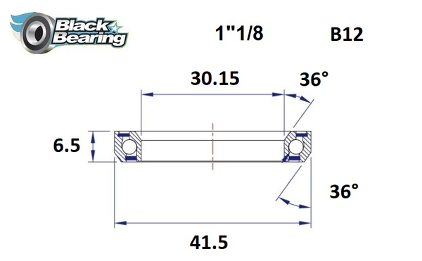 Headset Bearing, 1, nordicamoto.ro