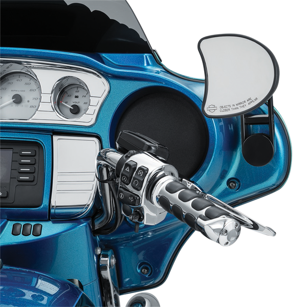 Adjustable Drop Mirror Mount Black, 2, nordicamoto.ro