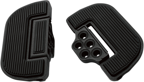 Premium And Ribbed Floorboards Black, 2, nordicamoto.ro