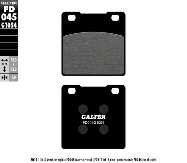 Semi-metallic Brake Pads, 1, nordicamoto.ro