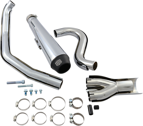 El Diablo 2:1 Exhaust System Chrome, 1, nordicamoto.ro