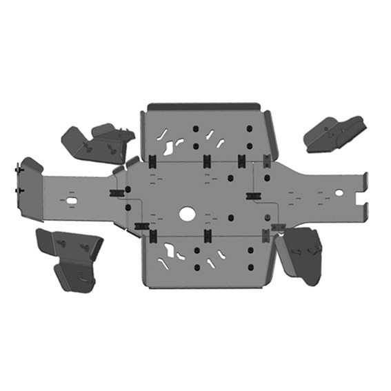 CFMOTO CFORCE 400 / 450 S / 500 / 520 S ATV védőburkolat – 8 mm-es HDPE, fekete, 4, nordicamoto.ro