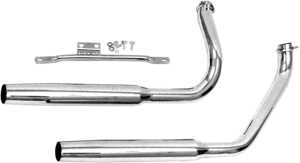 1-3/4(r) Dual Tapered Muffler Pipes Chrome, 1, nordicamoto.ro