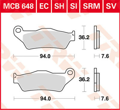 KTM TRW RSI első fékbetétek, 1, nordicamoto.ro