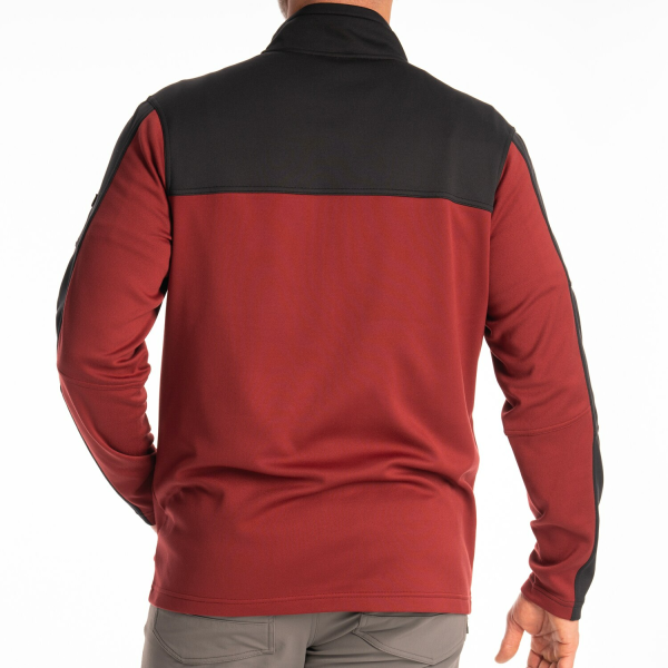 Geaca Snowmobil Klim Glacier Mid Layer Cabernet - Black, 35, nordicamoto.ro