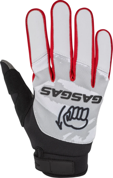 GasGas OFFROAD WHITE S/8 kesztyű, 4, nordicamoto.ro