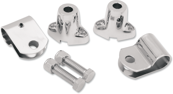 Turn Signal Mounting Bracket Kit Chrome, 1, nordicamoto.ro