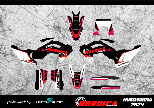 Kit stickere HUSQVARNA 2024 Nordicamoto, 1, nordicamoto.ro