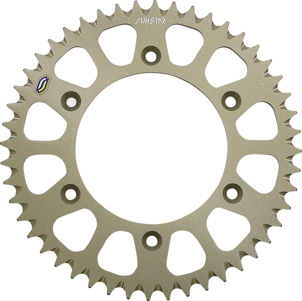 Aluminum Rear Sprocket Gold, 2, nordicamoto.ro