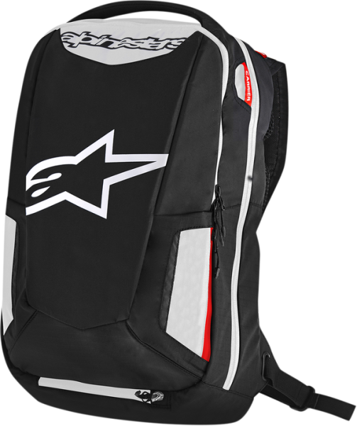 Rucsac ALPINESTARS City Black/White/Red, 1, nordicamoto.ro