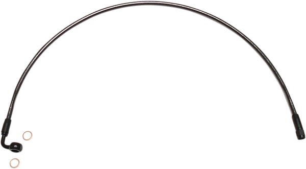 Designer Series Dot Abs-specific Upper Brake Line Kit Black, Black Pearl, 1, nordicamoto.ro