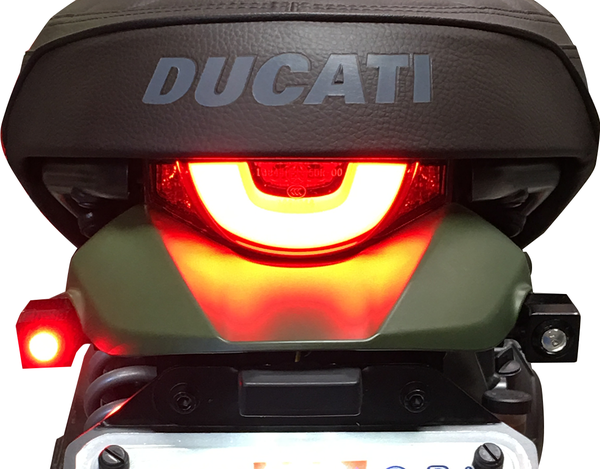 Single Rat Eye Led Turn Signals Gloss Black, 2, nordicamoto.ro