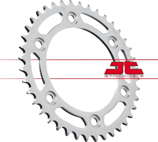 JT SPROCKETS Acél hátsó lánckerék, természetes felületű, 3, nordicamoto.ro