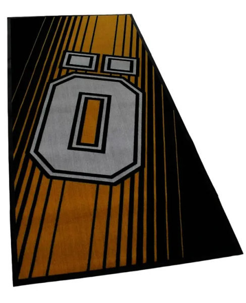 Öhlins Carpet With Logo Black, White, Orange, 1, nordicamoto.ro