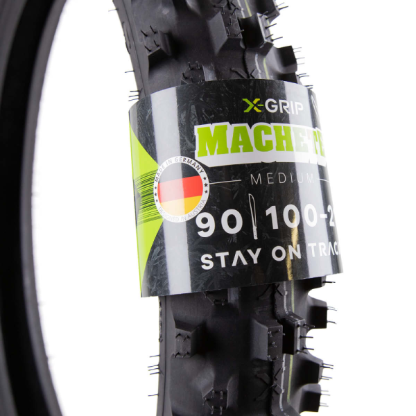 X-GRIP Machete 90/100-21 közepes méretű gumiabroncsok, 2, nordicamoto.ro