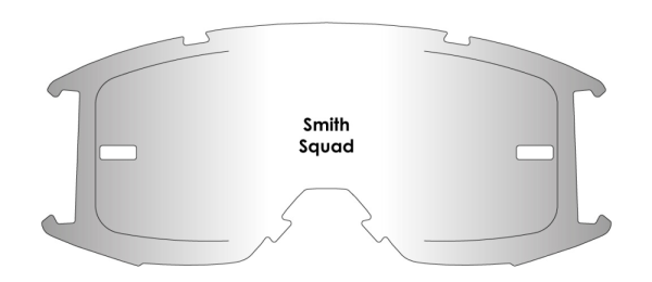 Smith Optics Squad Clear AirScreen lencse, 2, nordicamoto.ro