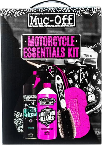 Muc-Off Essentials motorkerékpár-tisztító készlet, 1, nordicamoto.ro