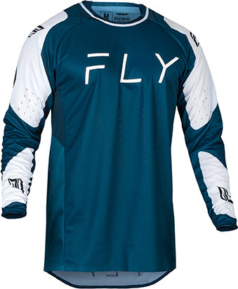Tricou MX Fly Evolution 137 Albastru/Alb L +, 1, nordicamoto.ro