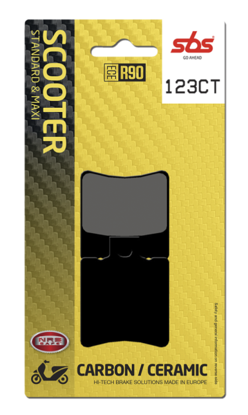 Ct Scooter Carbon Tech Organic Brake Pads, 1, nordicamoto.ro