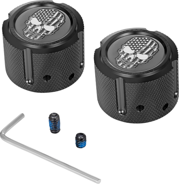 Front Axle Nut Cover Black, 3, nordicamoto.ro
