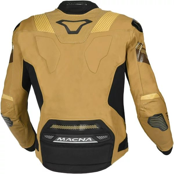 Geaca de piele sport/touring MACNA POINTER 50 Alb/Rosu, 4, nordicamoto.ro