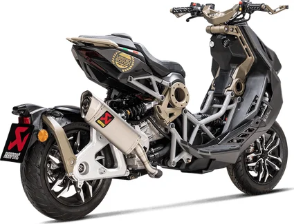 Slip-on Line Muffler Scooter Titanium Look, 3, nordicamoto.ro