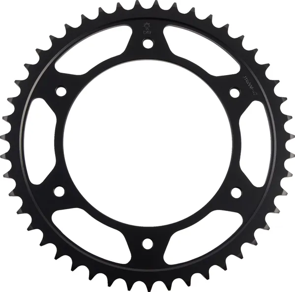JT SPROCKETS Acél hátsó lánckerék, fekete, 1, nordicamoto.ro