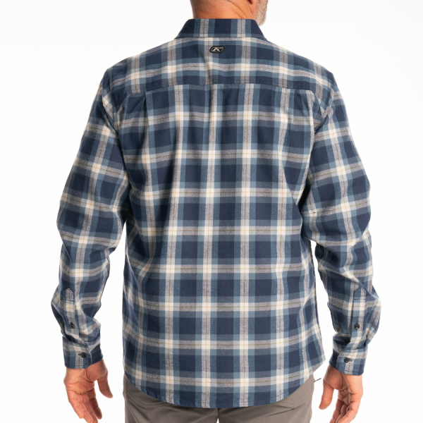 Cămașă flanel bărbați  Klim Alderson Midweight Black - Asphalt, 17, nordicamoto.ro