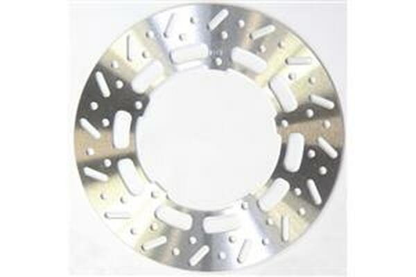 Round D-series Scooter Brake Rotor Silver, Stainless Steel, 1, nordicamoto.ro