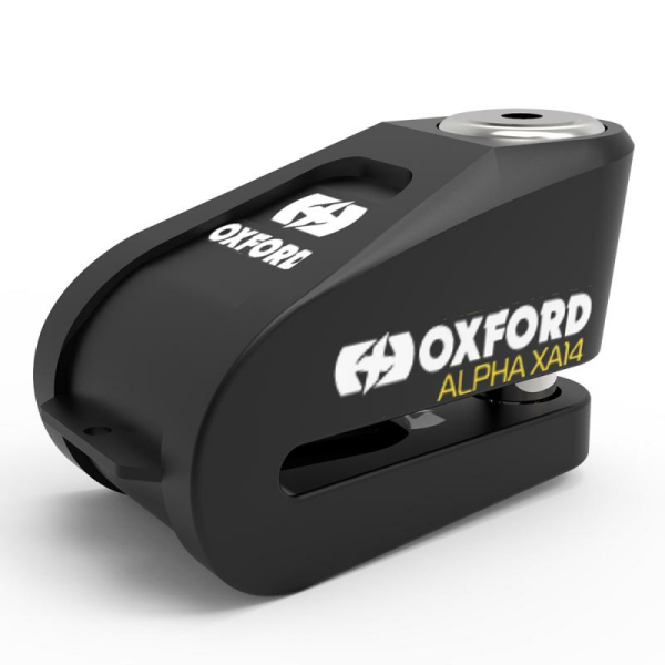 Oxford Alpha XA14 riasztós lopásgátló féktárcsa, fekete / fekete, 1, nordicamoto.ro