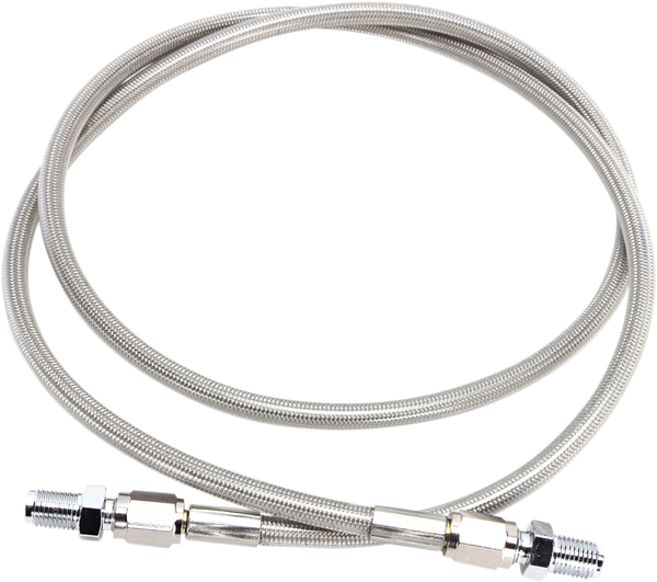 Extended Length Brake Line Silver Oversize [+152 mm (6'')], 1, nordicamoto.ro