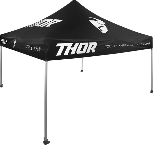 Top Cort Thor Track Canopy Black/White, 1, nordicamoto.ro