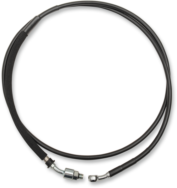 Stainless Steel Hydraulic Clutch Line Vinyl-coat Black Stock, 1, nordicamoto.ro