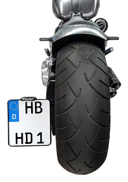 License Plate Side Mounts White, 3, nordicamoto.ro