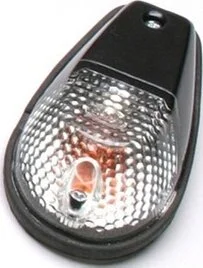 Süllyesztett szerelésű jelzőfények, fekete, 1, nordicamoto.ro