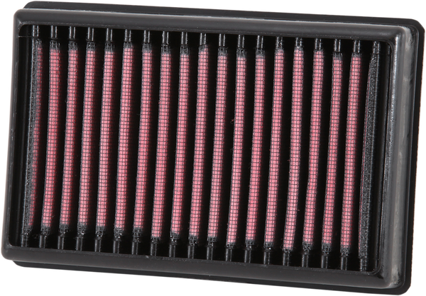 High-flow Air Filter Black, Red, 1, nordicamoto.ro