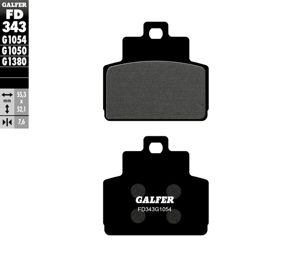Semi-metallic Brake Pads, 1, nordicamoto.ro