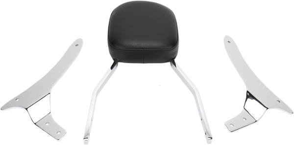Square Sissy Bar Kit Chrome, 2, nordicamoto.ro