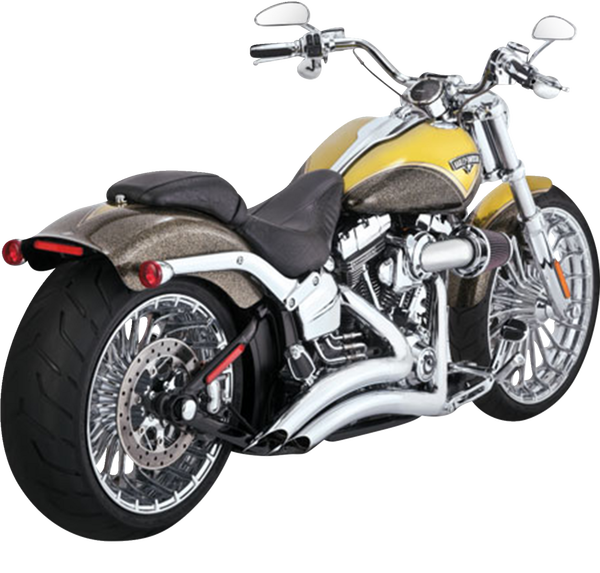 Big Radius Exhaust System Chrome, 1, nordicamoto.ro