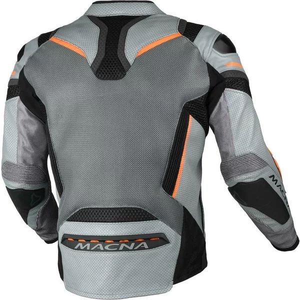 Geaca de vara piele/textil MACNA GALVIC Negru 50, 6, nordicamoto.ro