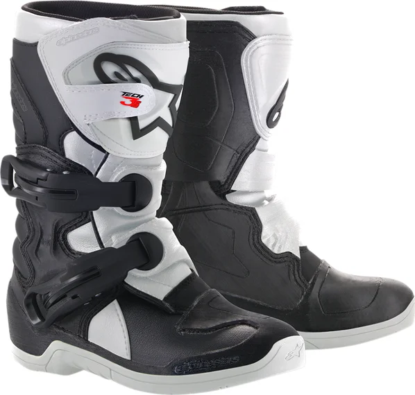 Cizme Copii Alpinestar Tech 3S Black White 38, 1, nordicamoto.ro